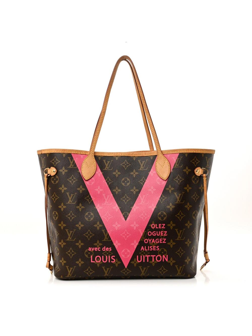 Louis Vuitton V Neverfull Mm Grenade #265550L16B